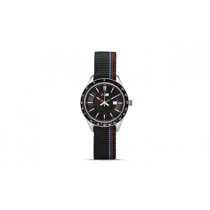 Слика на BMW M wristwatch, men black BMW OE 80262406693