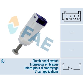 Слика на Автомат за положба на кумплуг FAE 24792 за Fiat Linea 323 1.3 D Multijet - 90 коњи дизел