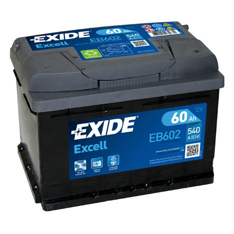 Слика на акумулатор EXIDE EXCELL ** EB602 за MG MGF (RD) 1.6 - 111 коњи бензин