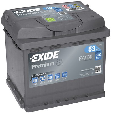 Слика на акумулатор EXIDE PREMIUM EA530 за Citroen C-Elysee 1.6 VTi 115 - 115 коњи бензин