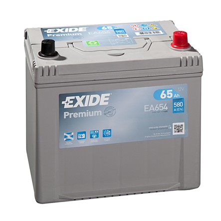 Слика на акумулатор EXIDE PREMIUM EA654 за Mazda MX-3 (EC) 1.8 i V6 - 133 коњи бензин