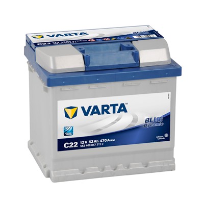 Слика на акумулатор VARTA BLUE dynamic 5524000473132 за Dacia Sandero 2 TCe 90 LPG - 90 коњи Бензин/Автогаз (LPG)