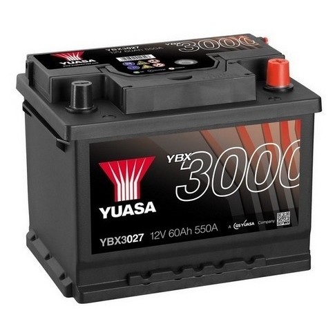Слика на акумулатор YUASA YBX3000 SMF Batteries YBX3027 за Alfa Romeo 155 (167) Sedan 2.0 T.S. 16V (167.A2G) - 150 коњи бензин