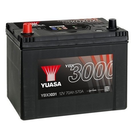 Слика на акумулатор YUASA YBX3000 SMF Batteries YBX3031 за BMW 8 Coupe E31 850 CSi - 380 коњи бензин