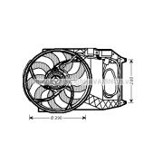 Слика 1 на Вентилатор за радиатор AVA QUALITY COOLING BW7524