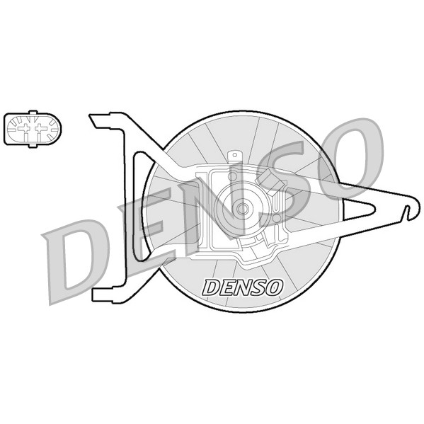 Слика на Вентилатор за радиатор DENSO DER21020 за Citroen AX Hatchback ZA 1.3 Sport - 95 коњи бензин