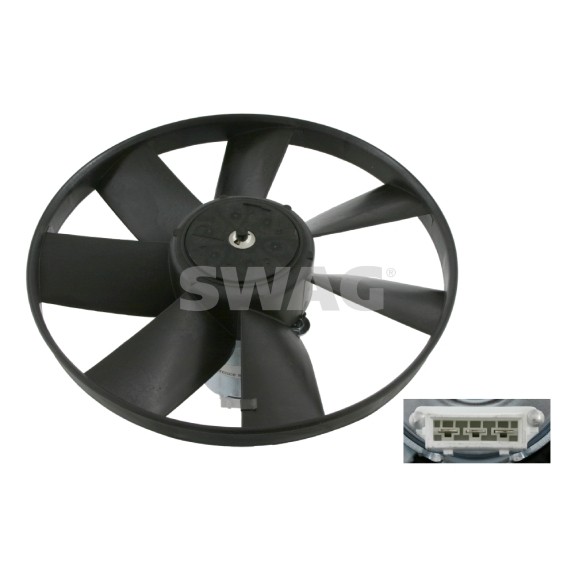 Слика на Вентилатор за радиатор SWAG 30 90 6994 за VW Vento Sedan (1H2) 1.9 TDI - 110 коњи дизел