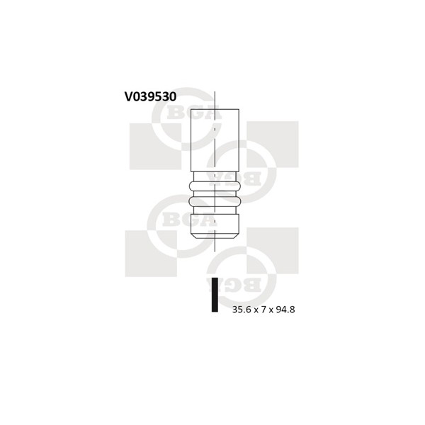 Слика на вентил всисен BGA V039530 за VW Vento Sedan (1H2) 1.4 - 55 коњи бензин