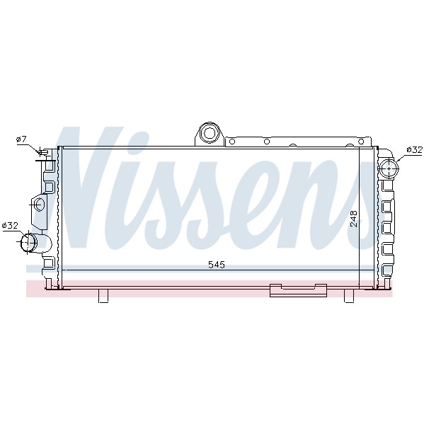 Слика на Воден радиатор (ладник) NISSENS 60010 за Alfa Romeo Arna (920) 1.3 TI (920.A1B) - 86 коњи бензин