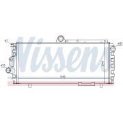 Слика 1 на Воден радиатор (ладник) NISSENS 60010