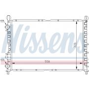 Слика 1 на Воден радиатор (ладник) NISSENS 60035
