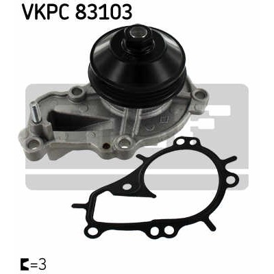 Слика на Водна пумпа SKF VKPC 83103 за Peugeot 208 1.2 THP - 110 коњи бензин