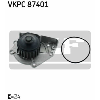 Слика на Водна пумпа SKF VKPC 87401 за MG MGF (RD) 1.8 i 16V - 120 коњи бензин