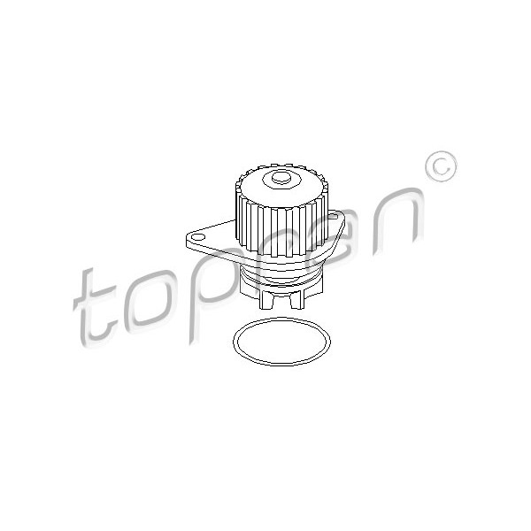 Слика на Водна пумпа TOPRAN 720 165 за Citroen AX Hatchback ZA 10 E - 41 коњи бензин