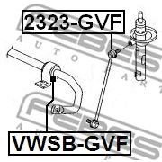 Слика 2 на гумичка за баланштангла FEBEST VWSB-GVF