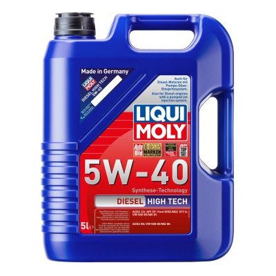Слика на двигателно масло; двигателно масло LIQUI MOLY Diesel High Tech 5W-40 2696 за BMW 5 GT F07 520 d - 136 коњи дизел