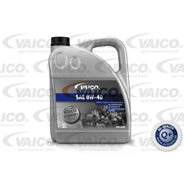 Слика на двигателно масло VAICO Q+ MADE IN GERMANY 0W40 V60-0056 за Alfa Romeo MITO (955) 1.4 - 120 коњи бензин
