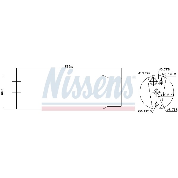 Слика на Дехидратор за клима уред NISSENS 95170 за Nissan 100NX (B13) 2.0 GTI - 143 коњи бензин