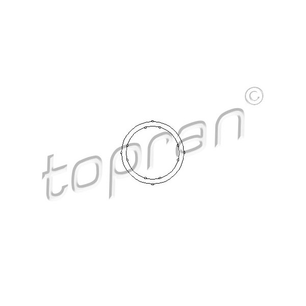 Слика на дихтунг, дихтунг на термостат TOPRAN 100 721 за Audi Quattro (85) 2.2 quattro - 121 коњи бензин