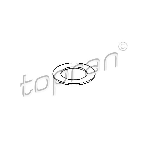 Слика на дихтунг, капачка на отвор за полнење на масло TOPRAN 201 306 за Opel Senator B 2.6 i - 150 коњи бензин