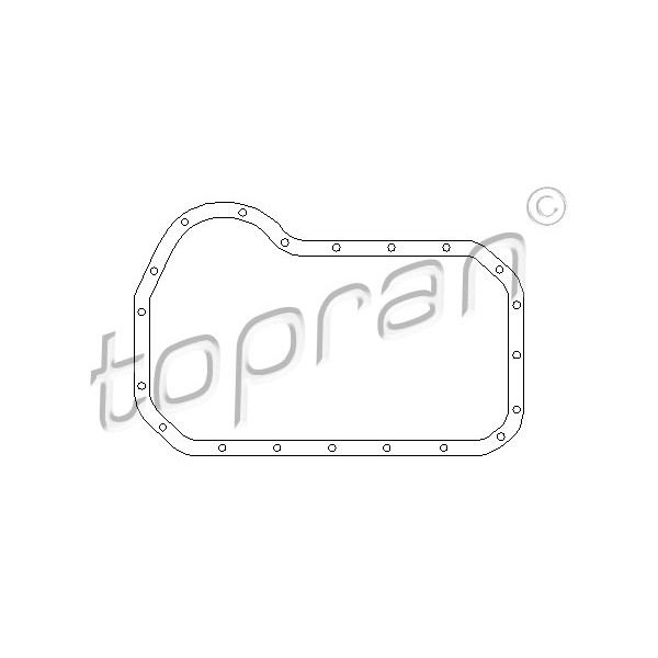 Слика на Дихтунг за картер TOPRAN 100 293 за VW Vento Sedan (1H2) 1.9 SDI - 64 коњи дизел