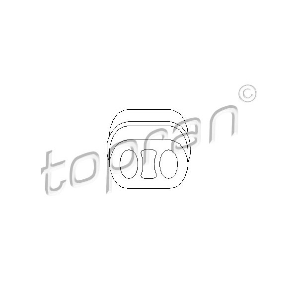 Слика на држач, лонец TOPRAN 205 065 за Opel Signum 3.0 V6 CDTI - 184 коњи дизел