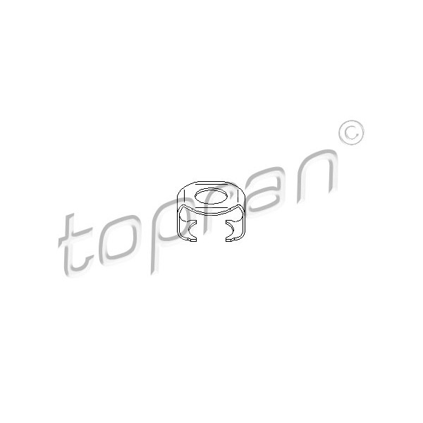 Слика на држач, сопирчко црево TOPRAN 108 717 за VW Vento Sedan (1H2) 1.8 - 75 коњи бензин