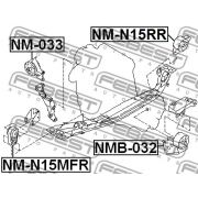 Слика 2 на држач за мотор FEBEST NM-N15RR