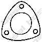 Слика на запечатувачки прстен, издувна цевка BOSAL 256-048 за Renault Modus 1.6 (JP0L, JP0V) - 88 коњи бензин