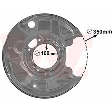 Слика на заштитна пластика, сопирачки дискови VAN WEZEL 3032374 за Mercedes C-class Estate (s203) C 280 4-matic (203.292) - 231 коњи бензин