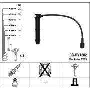Слика 1 на кабли за свеќици - комплет сет кабли NGK 7705