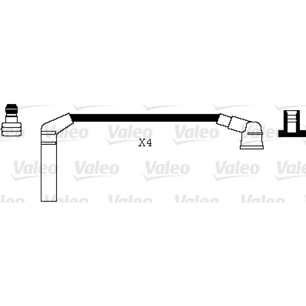 Слика на кабли за свеќици - комплет сет кабли VALEO 346006 за Hyundai Atos (MX) 1.1 - 61 коњи бензин