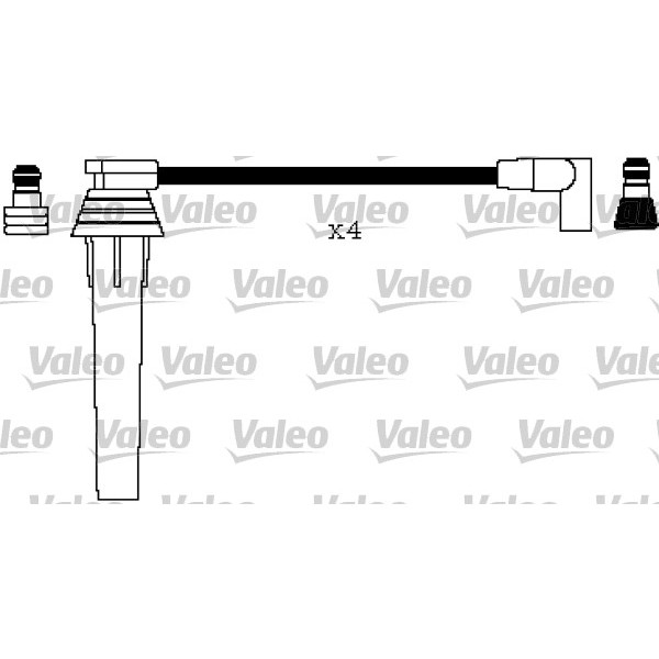 Слика на кабли за свеќици - комплет сет кабли VALEO 346185 за Mini (R56) Hatchback John Cooper Works - 211 коњи бензин