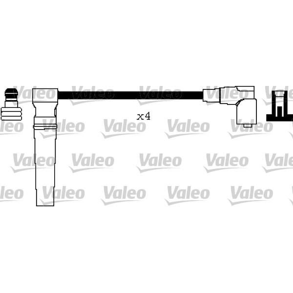 Слика на кабли за свеќици - комплет сет кабли VALEO 346341 за CHEVROLET REZZO 1.6 - 107 коњи бензин
