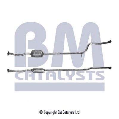 Слика на катализатор BM CATALYSTS Approved BM80132H за Citroen Saxo S0,S1 1.5 D - 57 коњи дизел