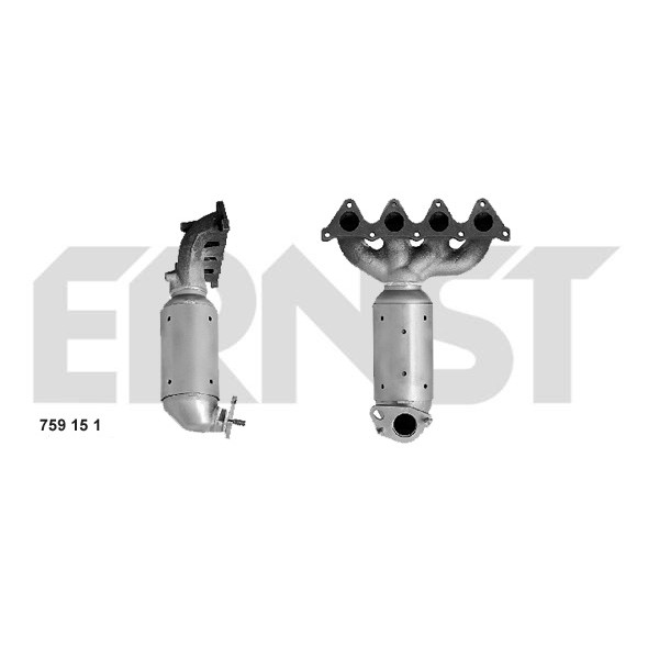 Слика на катализатор ERNST Set 759151 за Hyundai Getz (TB) 1.4 i - 97 коњи бензин