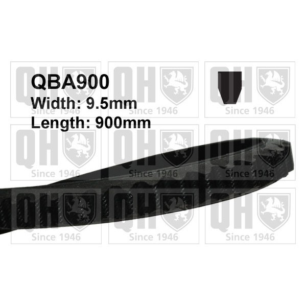Слика на клинест ремен QUINTON HAZELL QBA900 за BMW 6 Coupe (E24) M 635 CSi - 286 коњи бензин