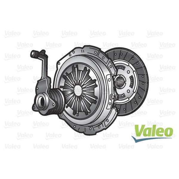 Слика на комплет кумплуг VALEO KIT3P (CSC) 834113 за Alfa Romeo MITO (955) 1.3 JTDM - 84 коњи дизел