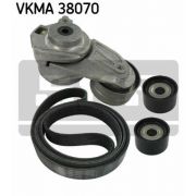 Слика 1 на Комплет линиски ремен и затегачи SKF VKMA 38070