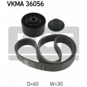Слика 1 на комплет линиски ремен SKF VKMA 36056