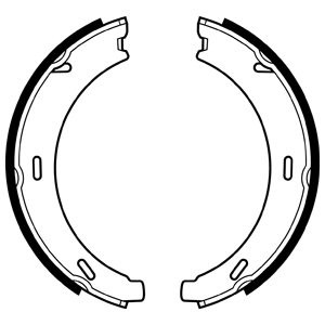 Слика на комплет сопирачки гуртни, рачна сопирачка DELPHI LS1958 за Mercedes Vaneo (414) 1.7 CDI (414.700) - 75 коњи дизел