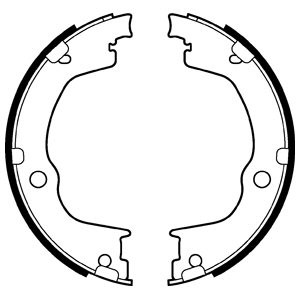 Слика на комплет сопирачки гуртни, рачна сопирачка DELPHI LS2106 за CHEVROLET CAPTIVA C100,C140 2.0 D - 126 коњи дизел