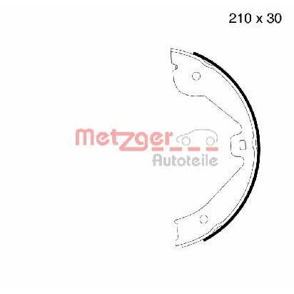 Слика на комплет сопирачки гуртни, рачна сопирачка METZGER MG 790 за Mercedes R-class (w251,v251) R 63 AMG (251.077, 251.177) - 510 коњи бензин