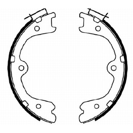 Слика на комплет сопирачки гуртни, рачна сопирачка TEXTAR 91073100 за Infiniti Q70 (y51) 3.7 - 335 коњи бензин