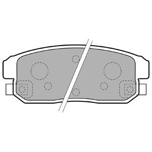 Слика на комплет феродо, дискови кочници DELPHI LP1829 за Mazda RX-8 (SE17) 2.6 Wankel - 231 коњи бензин