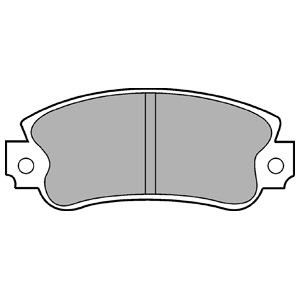 Слика на комплет феродо, дискови кочници DELPHI LP509 за Seat Malaga (023A) 1.2 - 60 коњи бензин