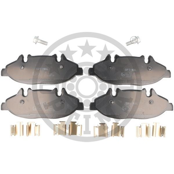 Слика на комплет феродо, дискови кочници OPTIMAL BP-12341 за Mercedes Viano (w639) CDI 2.2 4-matic - 163 коњи дизел