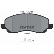 Слика 1 на комплет феродо, дискови кочници TEXTAR 2358401