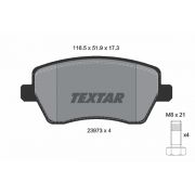 Слика 1 на комплет феродо, дискови кочници TEXTAR Q+ 2397301
