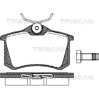 Слика на комплет феродо, дискови кочници TRISCAN 8110 10864 за Renault Modus 1.2 16V  Hi-Flex - 75 коњи Бензин/Етанол